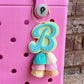 Initial Bag Charm - Solid Colors