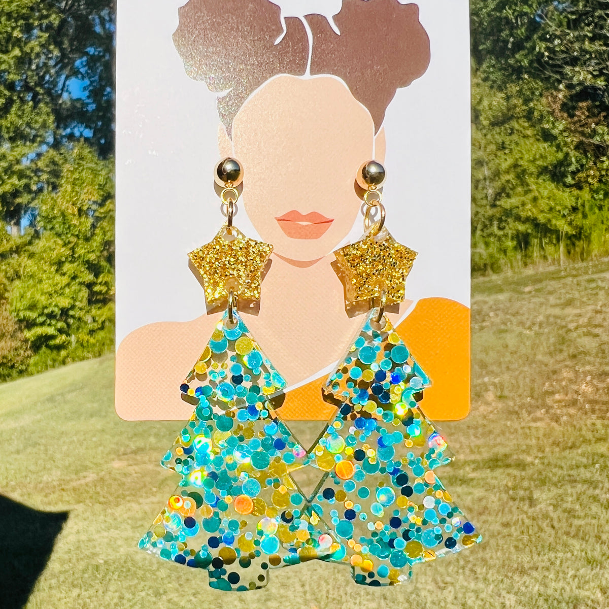 Christmas Tree Earrings