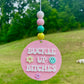 Buckle Up B!tches Rearview Mirror Charm