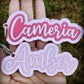 Name Keychain/Charm (Double-Layered)